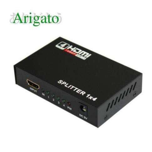 (GIÁ RẺ) - Bộ chia HDMI 1/4 ARIGATO Đảm Bảo Chất Lượng.BCH1