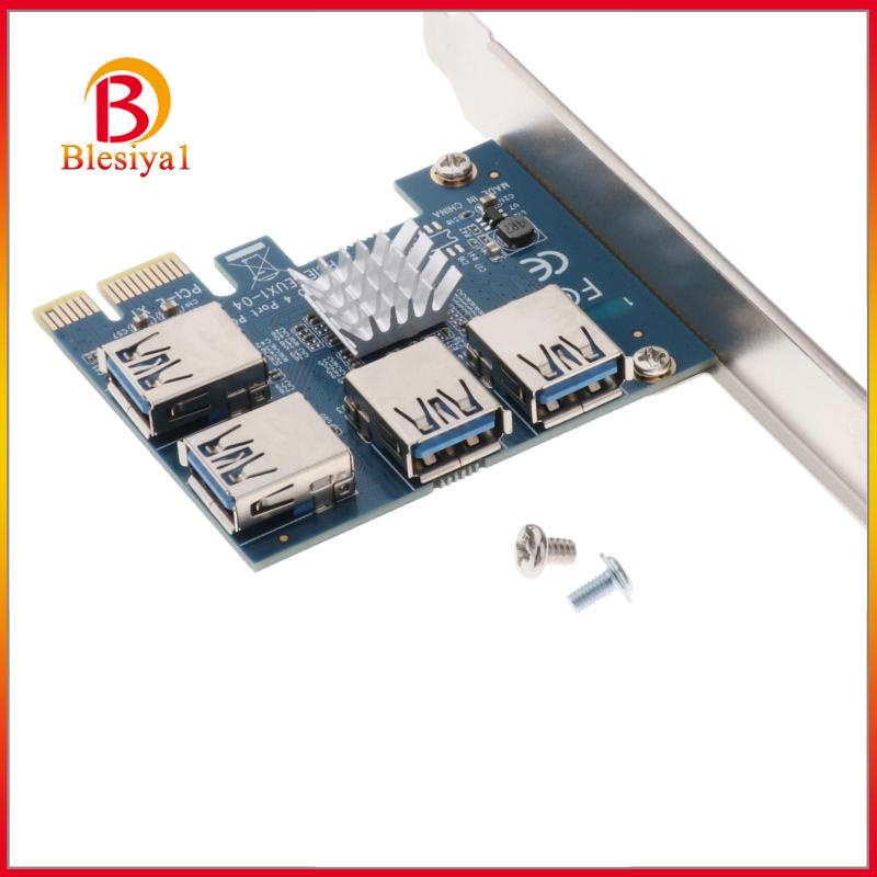 [BLESIYA1] PCIE PCI-E 1 to 4 External PCI Express 16X Slots Riser Card Adapter Card