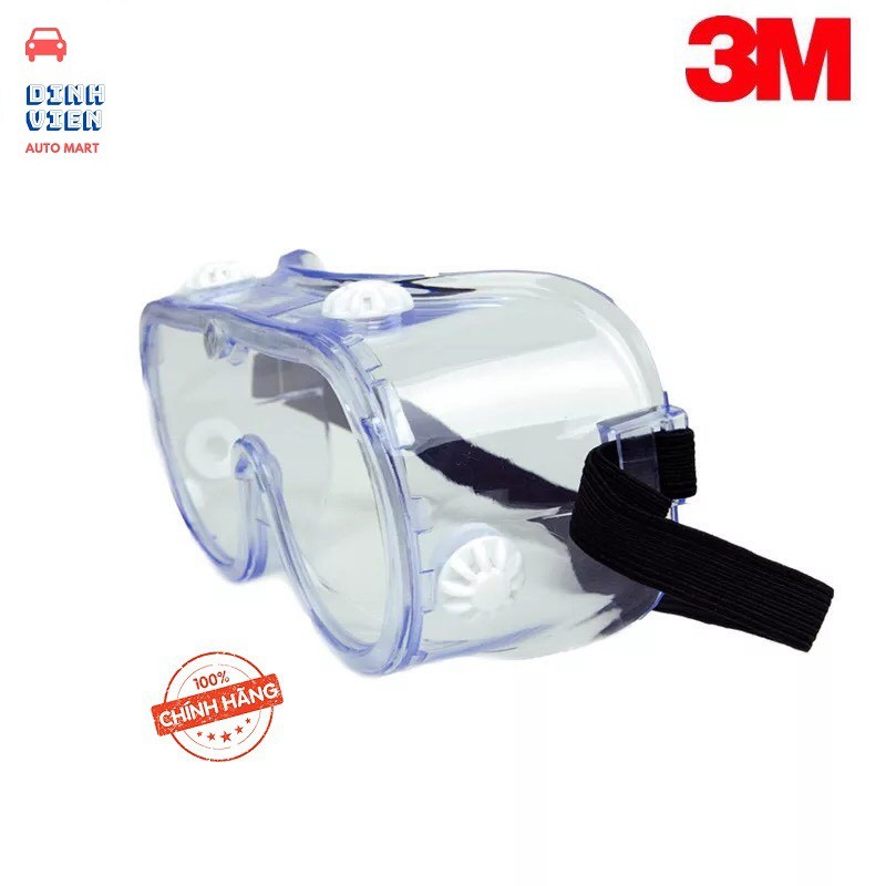 ( HÀNG HÓT) Kính bảo hộ chống hóa chất 3M Safety Splash Goggle 334AF