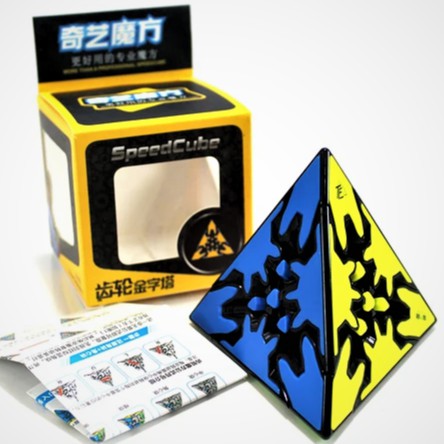 Rubik QiYi Gear Pyraminx Rubik Biến Thể 6 Mặt