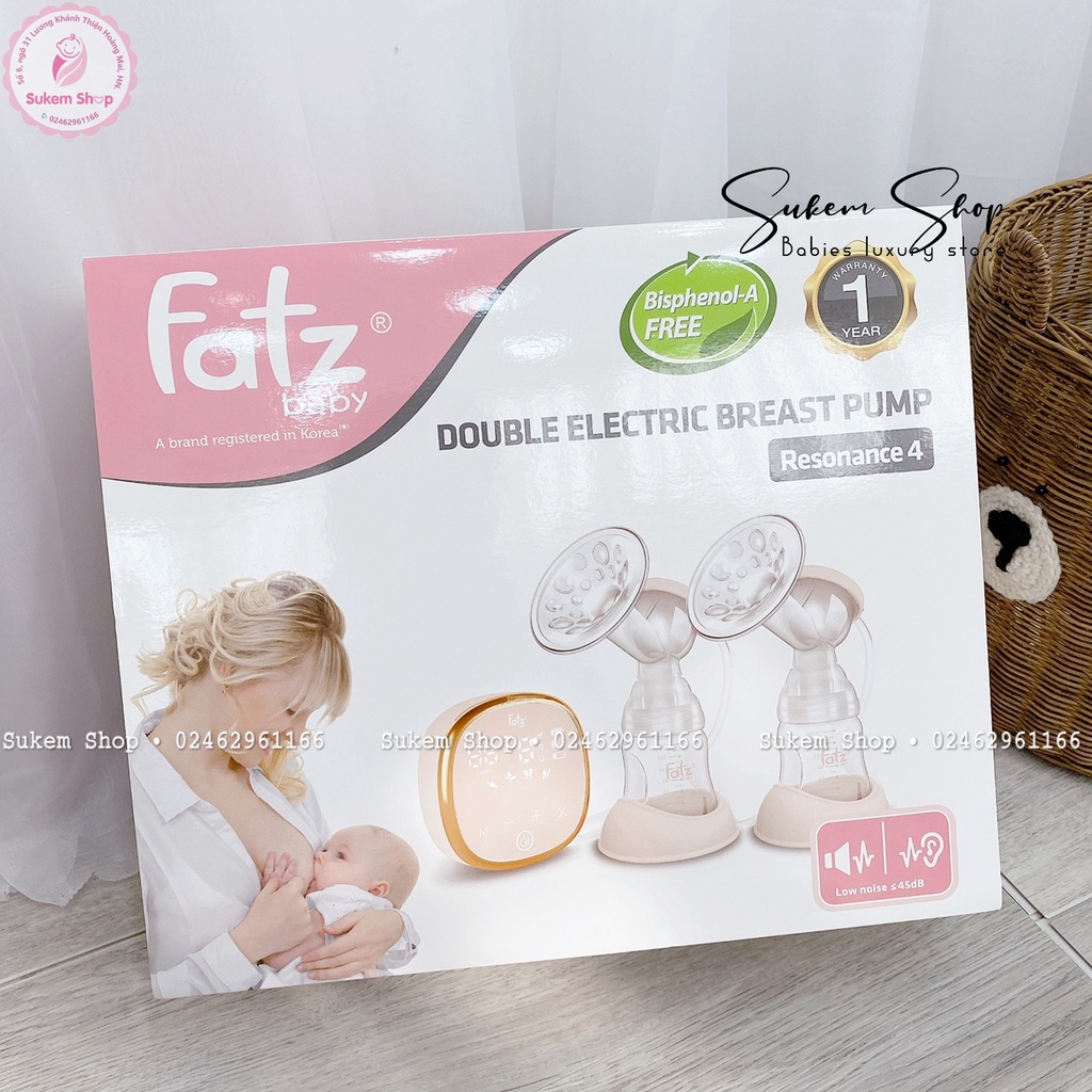 MÁY HÚT SỮA ĐIỆN ĐÔI FATZ BABY - RESONANCE 4 - FB1182VN