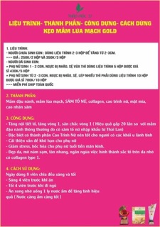 [CHÍNH HÃNG]Kẹo Mầm Lúa Mạch 37 Gold