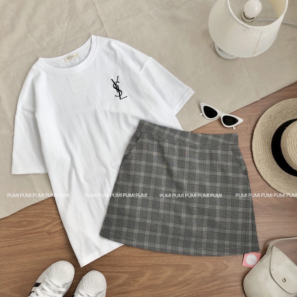 Chân váy nữ form chữ A mặc tôn dáng có 3 size SML hàng có sẵn tại Pumi ( quần áo thời trang nữ ) | BigBuy360 - bigbuy360.vn