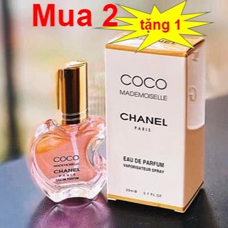 Nước Hoa Mini 💘mua 2 tặng 1💘 Nước hoa nữ cô cô hồng hương thơm từ trái cây ngọt ngào.
