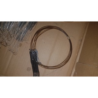 [FREESHIP 99K]1 bộ giò bẫy cúm núm gà đồng, quốc, bịp 20 chân, cước nhật khoen đồng chân 18cm màu cỏ khô