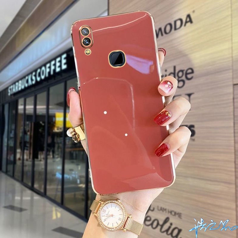 Ốp Điện Thoại Silicon Mềm Kết Cấu Sang Trọng Bảo Vệ Cho Vivo V11i Y95 Y91i Y91 V9 Y85 2022