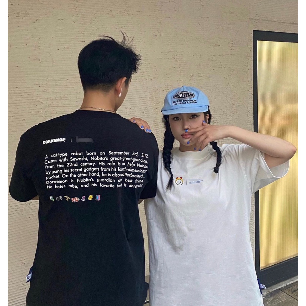 Áo thun Levents Doraemon Mini Cat Doremon Đô rê mon Thời trang Unisex HCM AL230