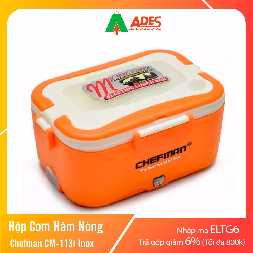 [Chính Hãng, Giá Rẻ] Hộp cơm Chefman CM - 113i | Bảo hành 2 năm