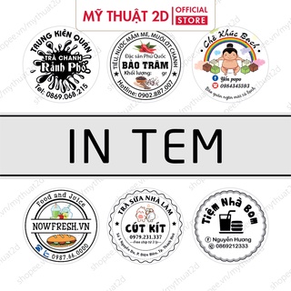 In 500 tem theo mẫu tự chọn kt 5x5cm