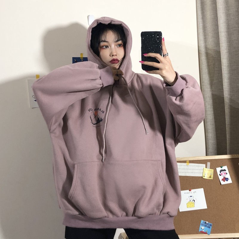 [3 MÀU] Áo Hoodie Nỉ Bông Quả Núi Có Nón Kèm Túi Trước Tiện Dụng HD09- Liti shop