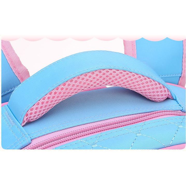 [SIZE 42- dành cho bé lớp 3 đến lớp 6] Balo đi học cho bé gái cấp 1 dễ thương hình công chúa, cô gái, cặp sách chống thấ