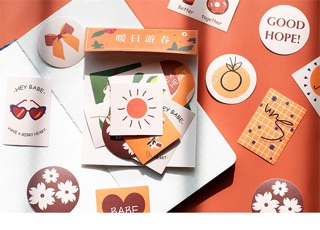[Sticker] Hình Dán 60 Miếng