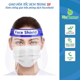 Kính,tấm che phòng dịch chống giot bắn faceshield, chống bụi bảo vệ  mặt
