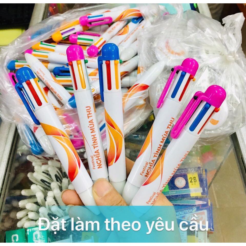 Bút viết in theo yêu cầu / bút bi 6 ngòi đặt theo yêu cầu