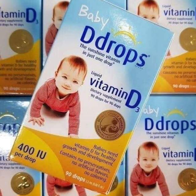 Baby D drop Vitamin D3 cho trẻ sơ sinh