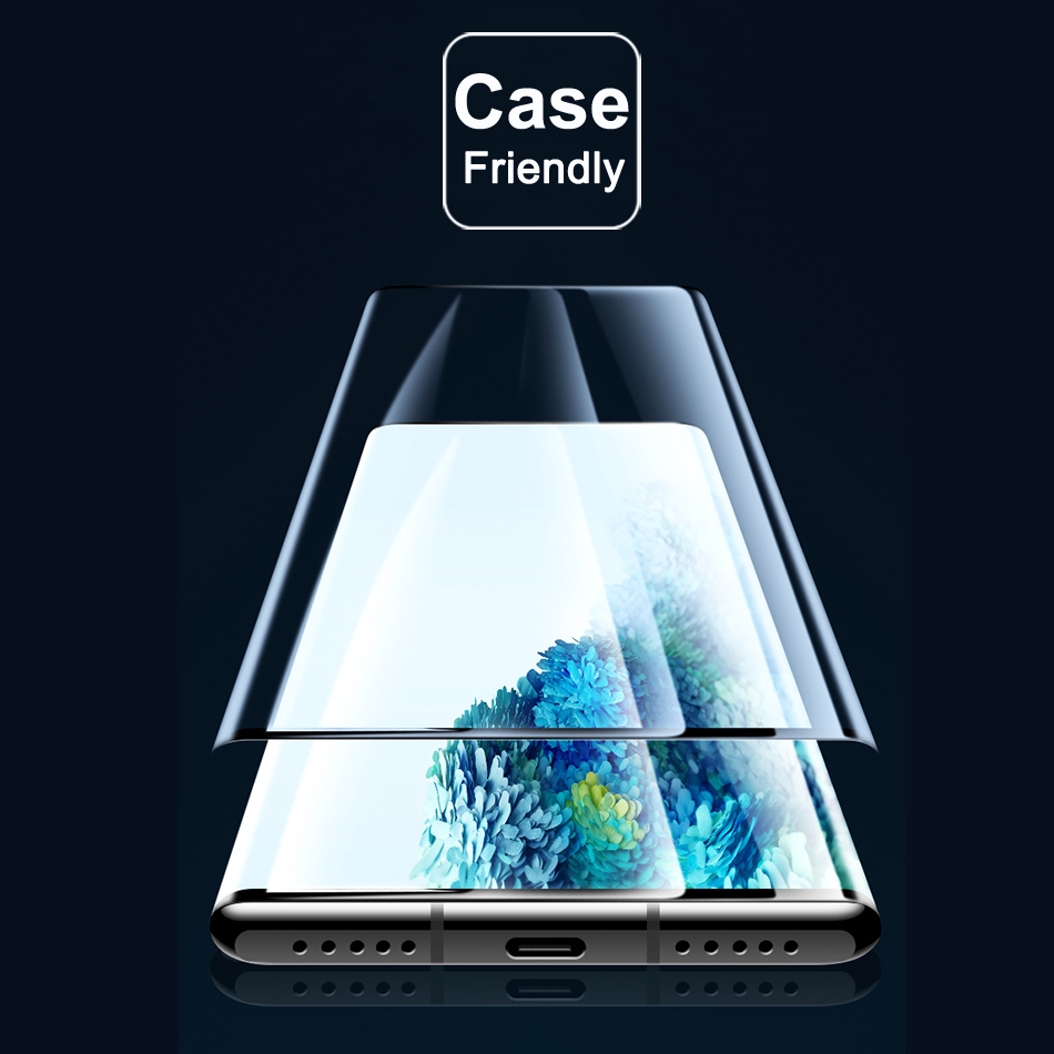 Kính cường lực bảo vệ toàn màn hình điện thoại cho Samsung S20 Plus S21 Ultra S10 S10+