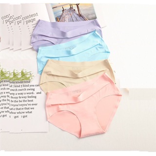 [ĐƯỢC CHỌN MÀU Quần lót đúc su ko viền trơn siêu mát mùa hè Q/S017