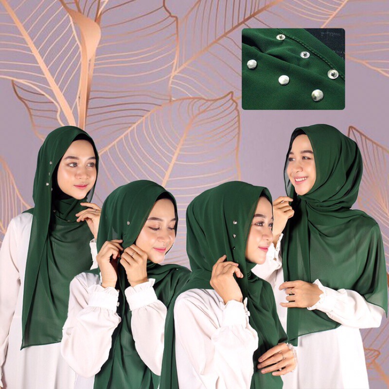 Set 10 Nút Áo Hijab Pashmina 175x75cm
