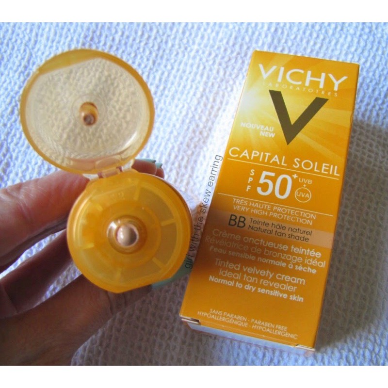 Kem Chống Nắng Có Màu Vichy Ideal Soleil SPF 50 BB 50ml - hàng Pháp