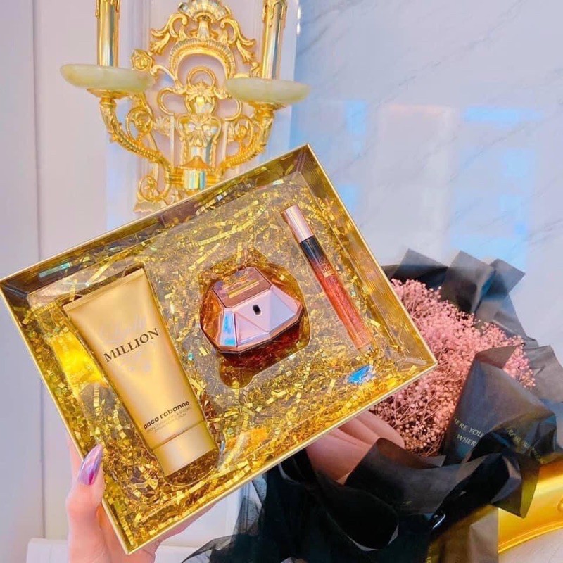 [ CHÍNH HÃNG ] Set nước hoa 𝑳𝑨𝑫𝒀 𝑴𝑰𝑳𝑳𝑰𝑶𝑵 𝑬𝑴𝑷𝑰𝑹𝑬 𝑬𝑫𝑷 | Thế Giới Skin Care