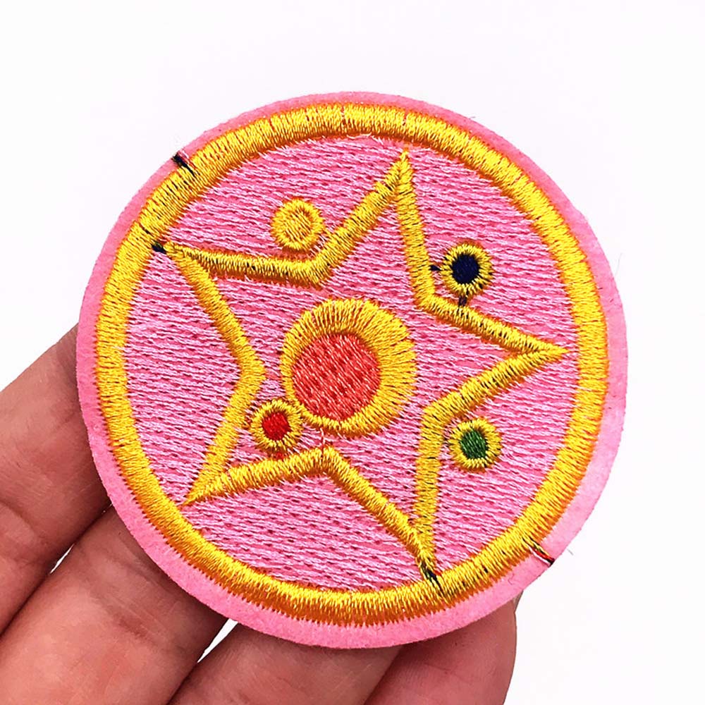 Miếng dán ủi quần áo họa tiết hoạt hình thủy thủ mặt trăng độc đáo DIY