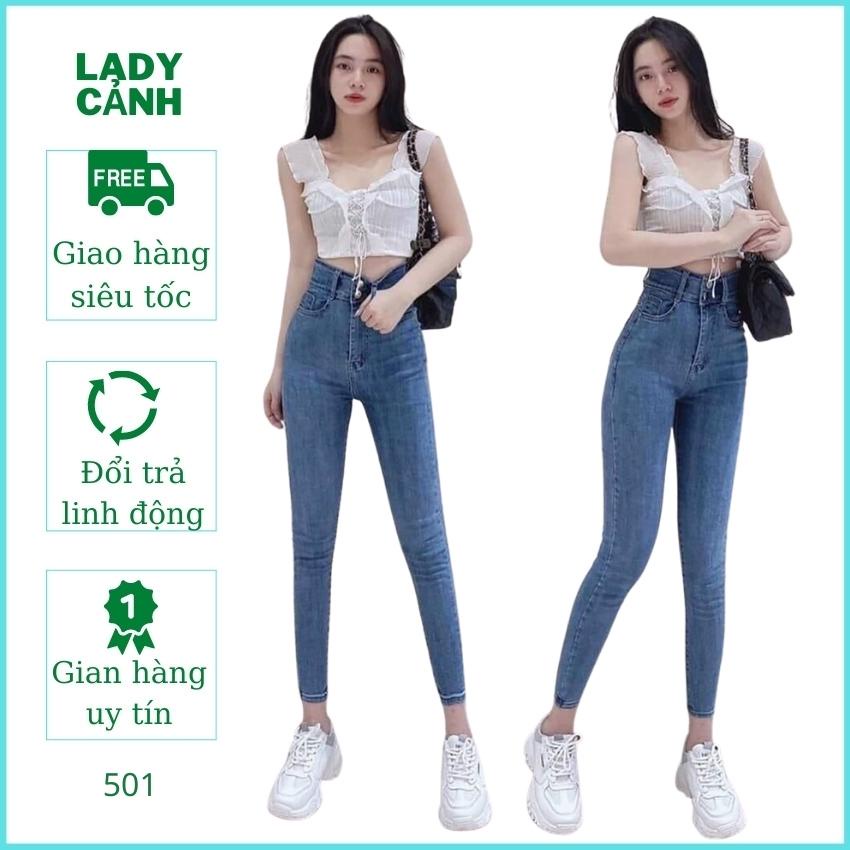 Quần jean nữ thời trang cao cấp, quần bò taka 601