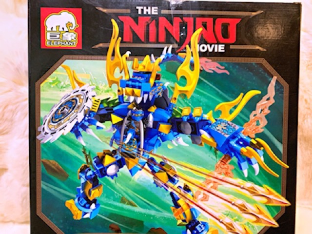 Đồ Chơi Lắp Ráp Xếp Hình Ninjago Rồng Xanh Biến Hình Jx80046-440 mảnh