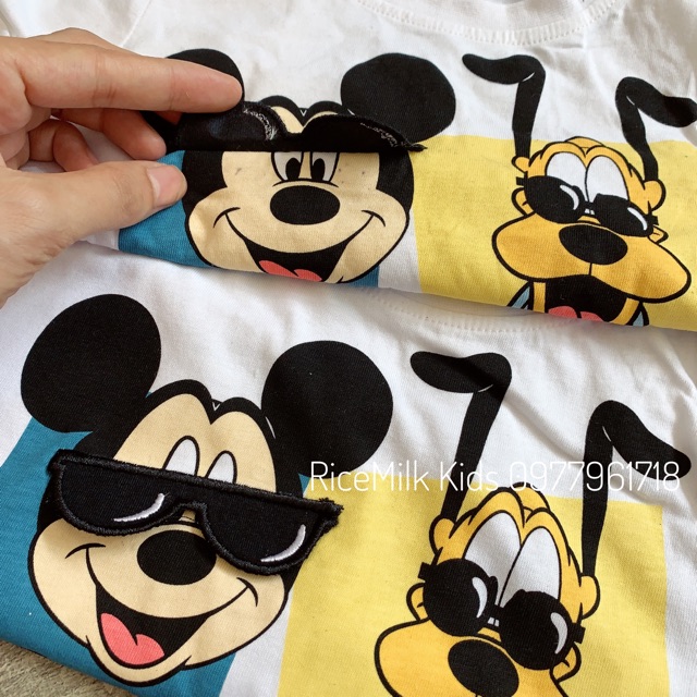 Bộ DISNEY Mickey Đeo Kính xuất dư xịn cho bé trai