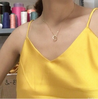 Áo dây lụa satin