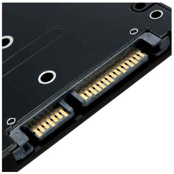 Hộp Chuyển Đổi M.2 Ngff Sata 3.0 Ssd 6gbps 2.5 Inch M2 Màu Đen | BigBuy360 - bigbuy360.vn