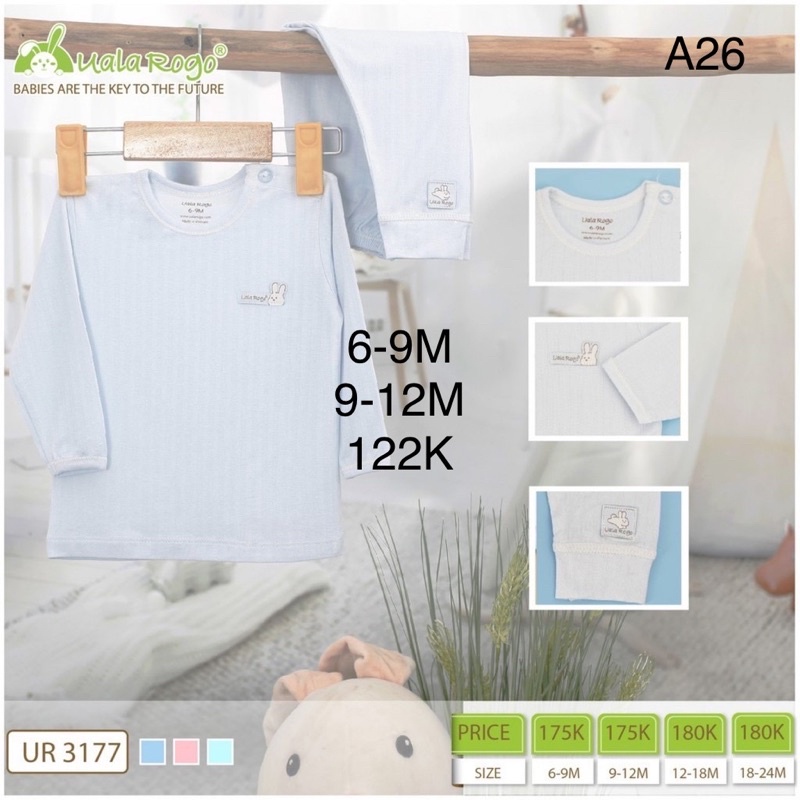 UALA ROGO Bộ QA dài CV Modal 3177