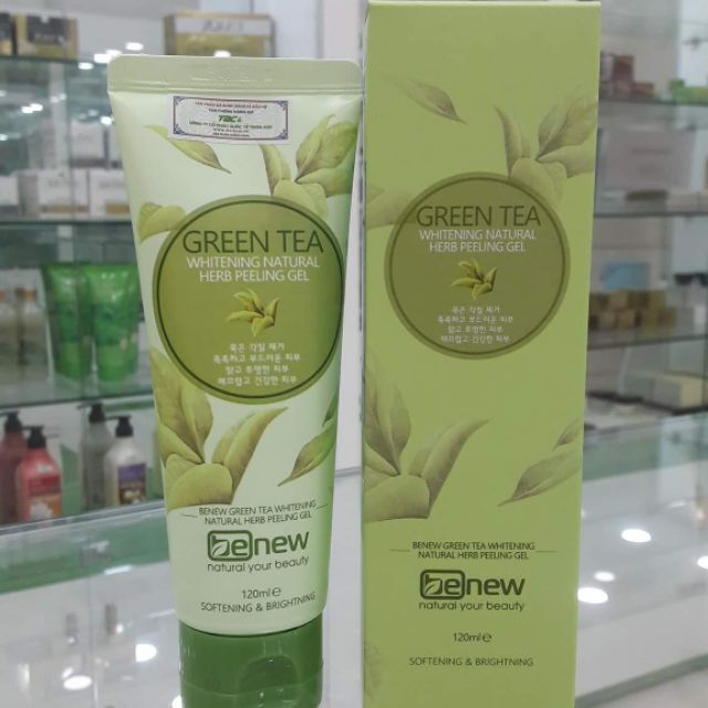 Tẩy da chết trà xanh Benew Hàn Quốc
