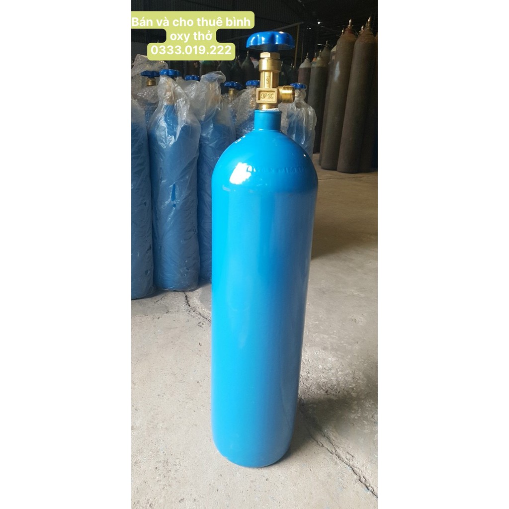 Bình oxy thở 10kg tặng kèm khí oxy