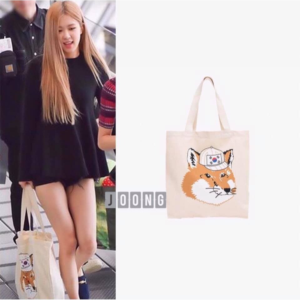 Korea fox tote