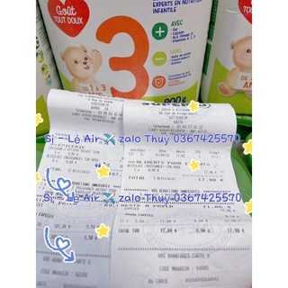 𝗛𝗮̀𝗻𝗴 𝗮𝗶𝗿- Sữa bột BLEDILAIT Pháp số 1-2-3 900g