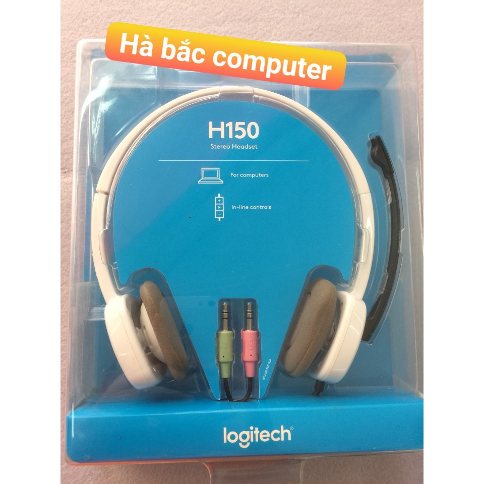 Tai Nghe Có Mic Logitech H150 - Headphone Hỗ Trợ Học Online Và Nghe Nhạc - TAI NGHE MÀU TRẮNG
