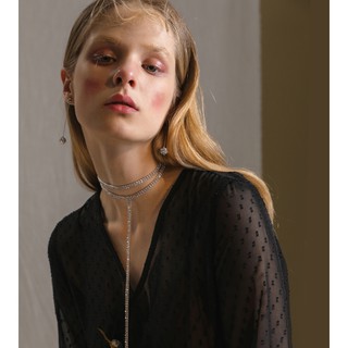 Set 2 dây choker đá - D363