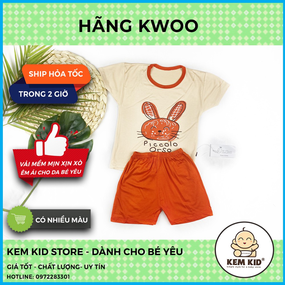 BộThun Hình Thú ngộ nghĩnh,vải mềm mịn, thấm hút, mát mẻ cho bé yêu