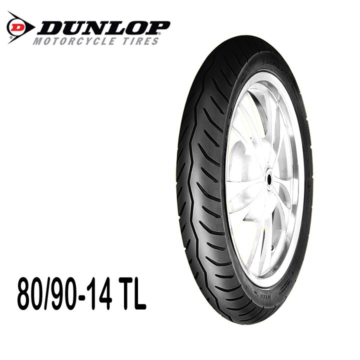 Cặp lốp xe HONDA VISION 2016 DUNLOP TRƯỚC 80/90-14 D115 và SAU 90/90-14 D115 _ Lốp Trung Thành