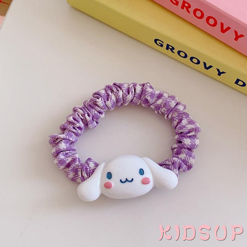 Dây cột tóc co giãn hình chú chó hoạt hình dễ thương cho bé gái