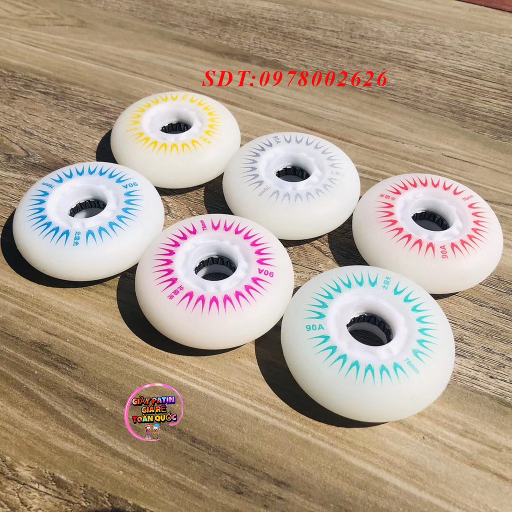 Bánh patin đèn led nhiều màu giá rẻ