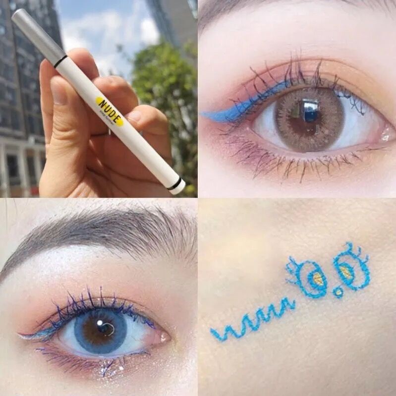 Bút kẻ mắt dạng lỏng nhiều màu sắc chống thấm nước cho nữ