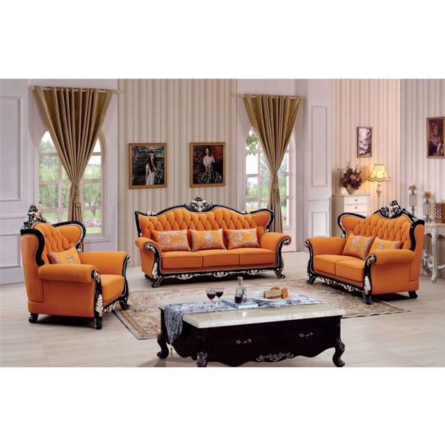 Sofa da Tân cổ điển mã 01