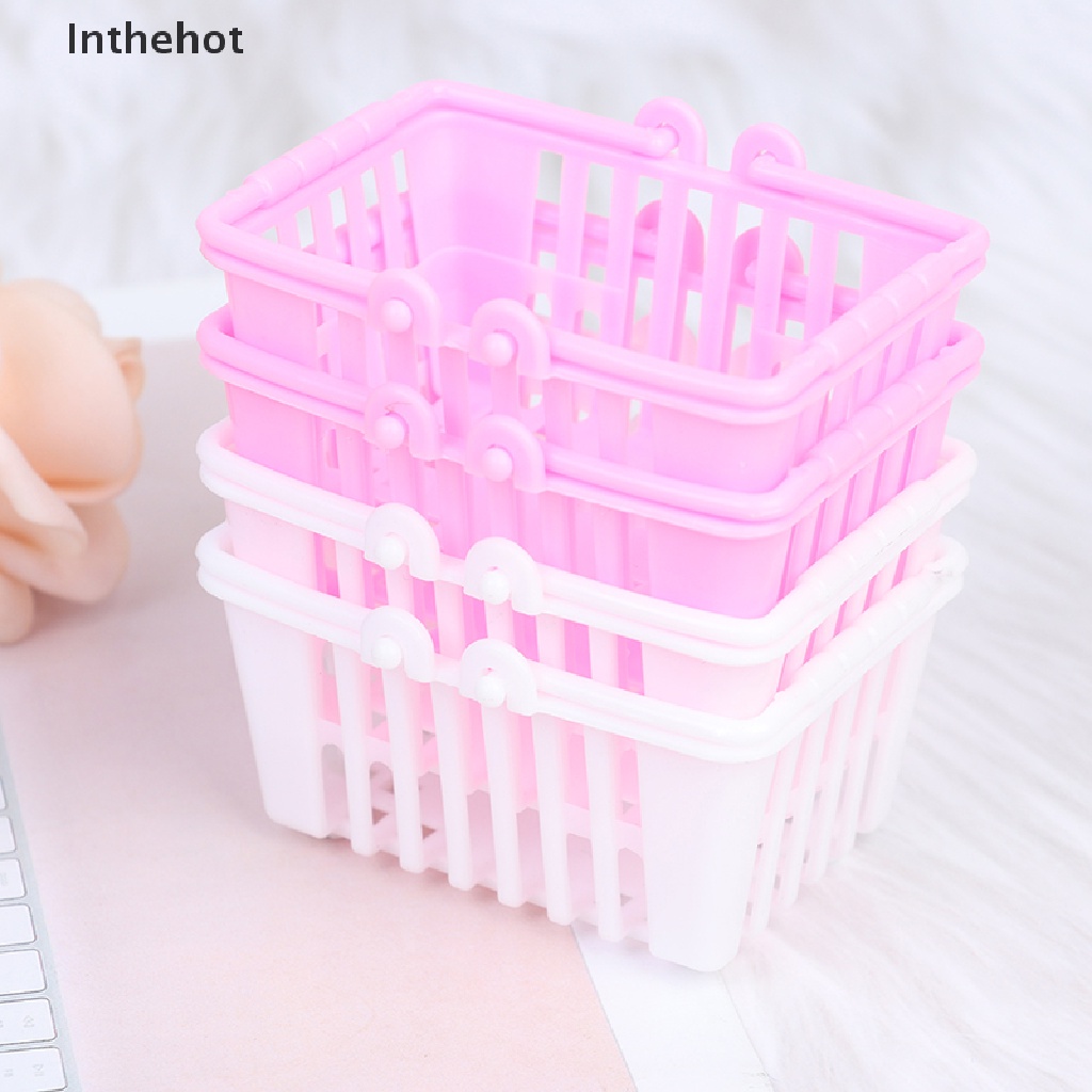 Set 2 giỏ mua sắm mini dành cho nhà búp bê