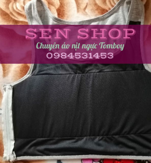 Áo nịt ngực Tomboy Sb Trans dây kéo - Áo nịt ngực dây kéo | BigBuy360 - bigbuy360.vn