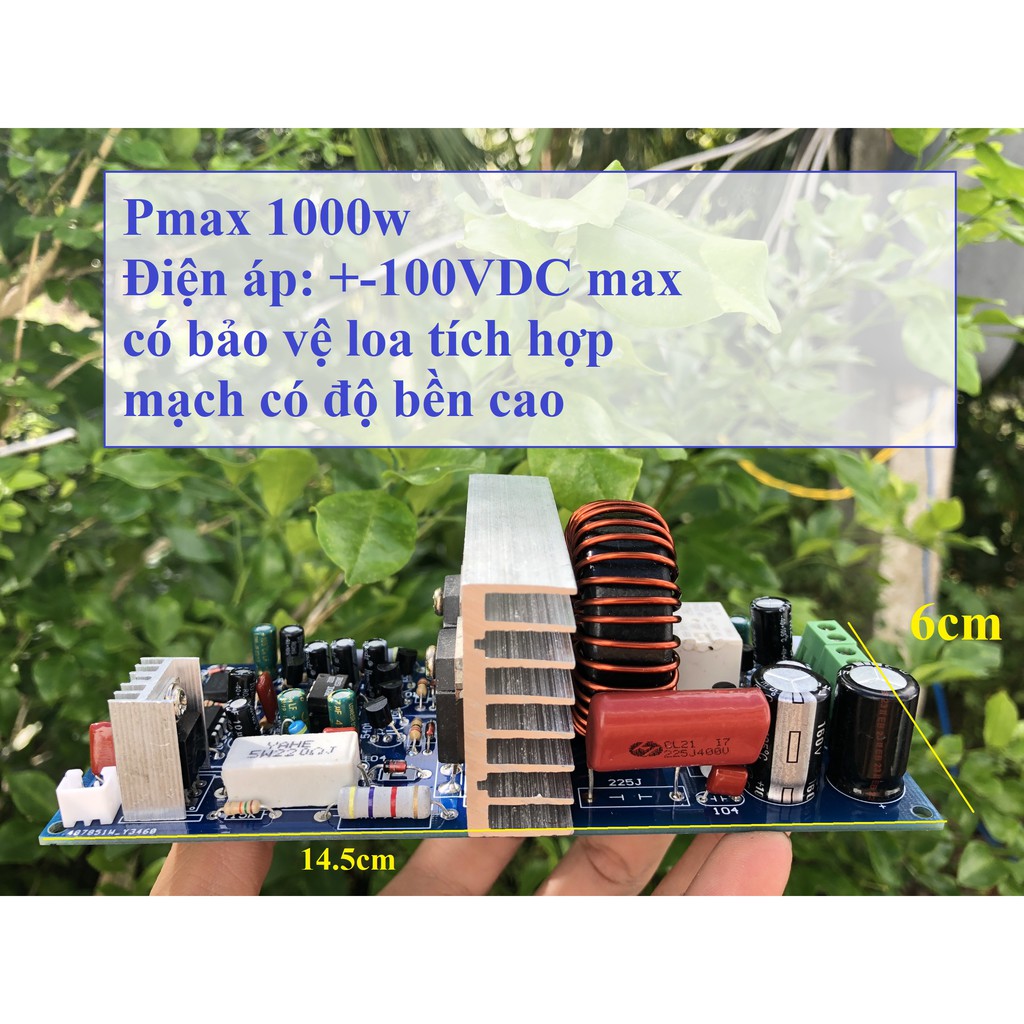 Mạch class D 1000W V5.2