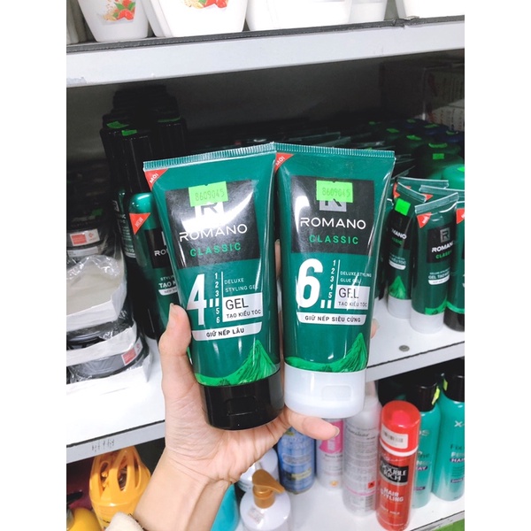 Gel tạo kiểu tóc giữ nếp tóc romano