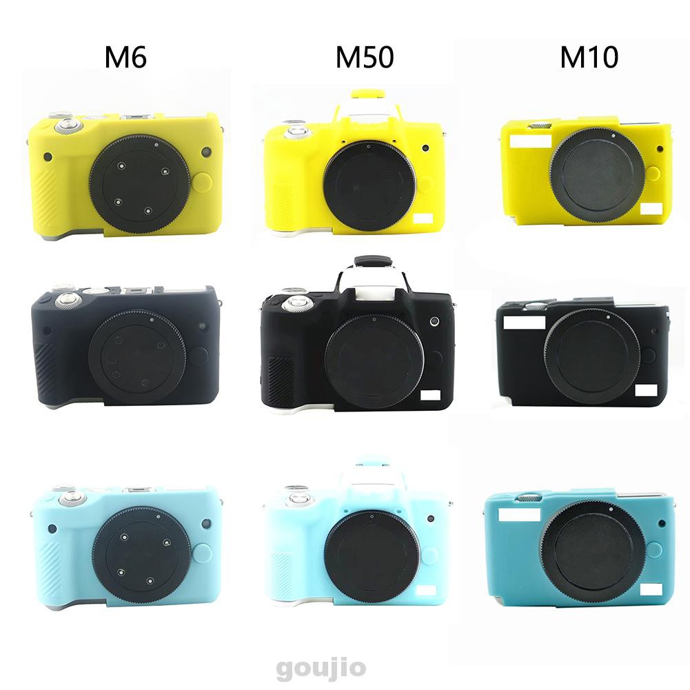 Ốp Silicone Chống Sốc Cho Máy Ảnh Canon Eos M6 M10 M50