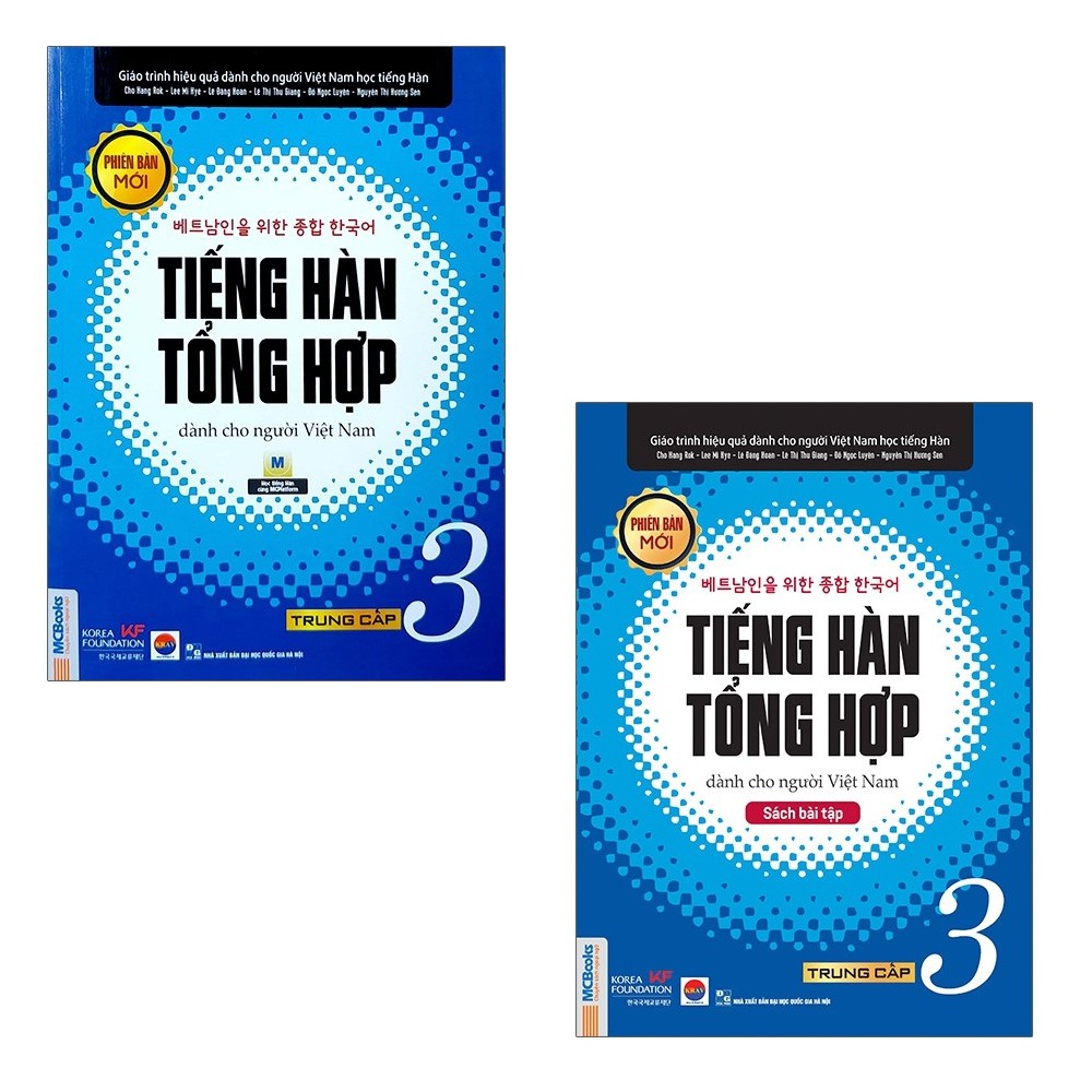 Sách MCBooks - Combo Tiếng Hàn Tổng Hợp Dành Cho Người Việt Nam - Trung Cấp 3 (Giáo Trình + Sách Bài Tập)