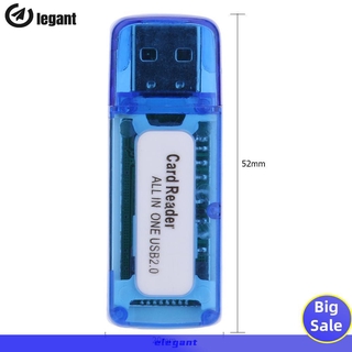 [NEW]4 in 1 Memory Card Reader USB 2.0 All in One Cardreader for Micro SD TF M2